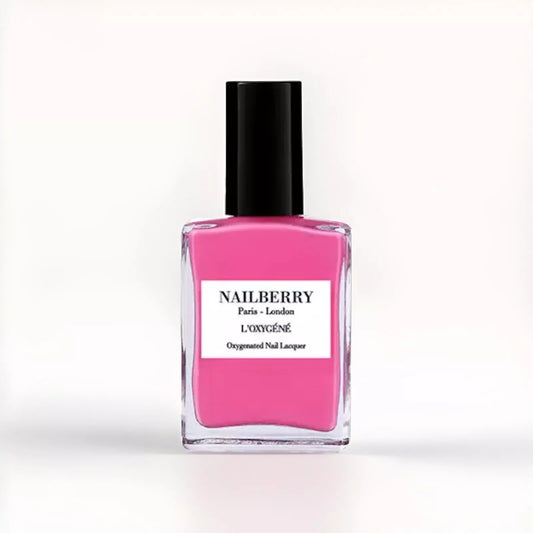 L'Oxygéné Oxygenated Nail Polish - Pink Tulip 15ml | Vibrant & Breathable Shade