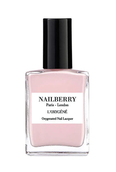 Nailberry L’Oxygéné Oxygenated Nail Polish Rose Blossom 15ml – vegan, breathable rose pink nail polish for fresh, elegant manicures